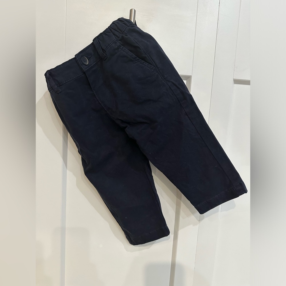 Zara 9-12 navy blue chino pant